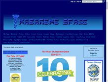Tablet Screenshot of nazarenespace.com